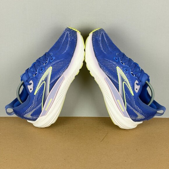 Brooks Glycerin GTS 22 Athletic Running Shoes Womens 8.5 Blue White Low Top - Picture 6 of 10